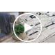 Tapis BERBER BJ1077 Boujaad tissé main du Maroc, Boho - beige / noir