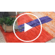 Tapis BERBER MR4015 Beni Mrirt tissé main du Maroc, Géométrique - rouge / orange