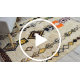 Tapis BERBER BJ1005 Boujaad tissé main du Maroc, Boho - beige / jaune